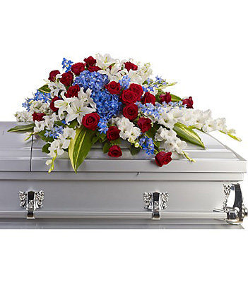 Distinguished Service Casket Spray from Bakanas Florist & Gifts, flower shop in Marlton, NJ